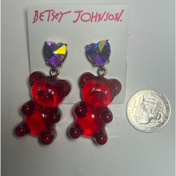 Betsey Johnson Jewelry - Betsey Johnson Gummy Bear Christmas Earrings Holiday Jewelry New NWT